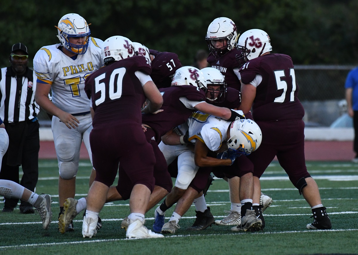 Philo's smashmouth rushing and opportunistic defense put the Electrics on the cusp of the Muskingum Valley League conference lead.