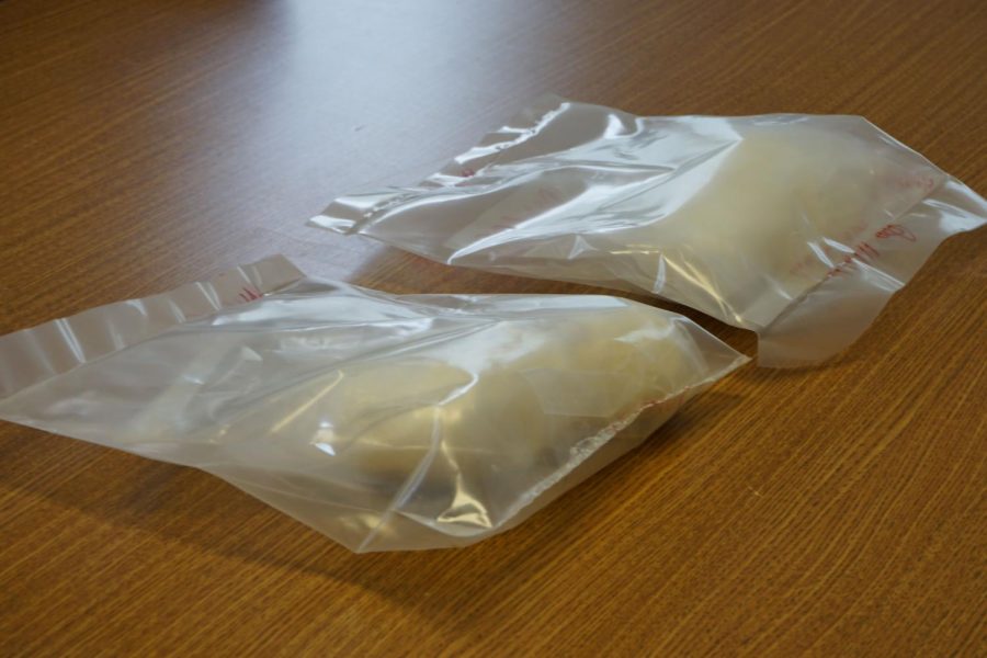 A photo of methamphetamine seized during a raid by local drug units in November 2018.