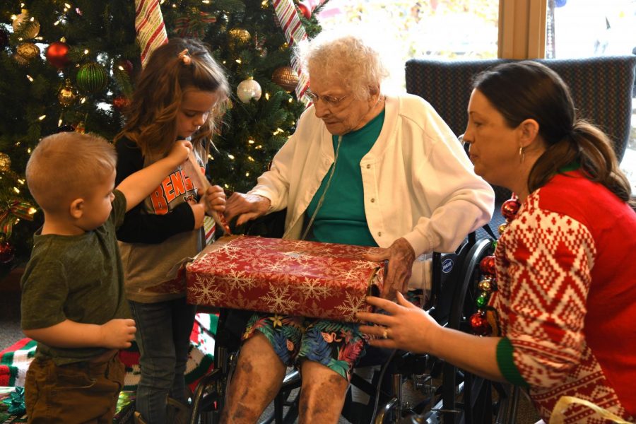 Santa came early for seniors at Cedar Hill Care Center