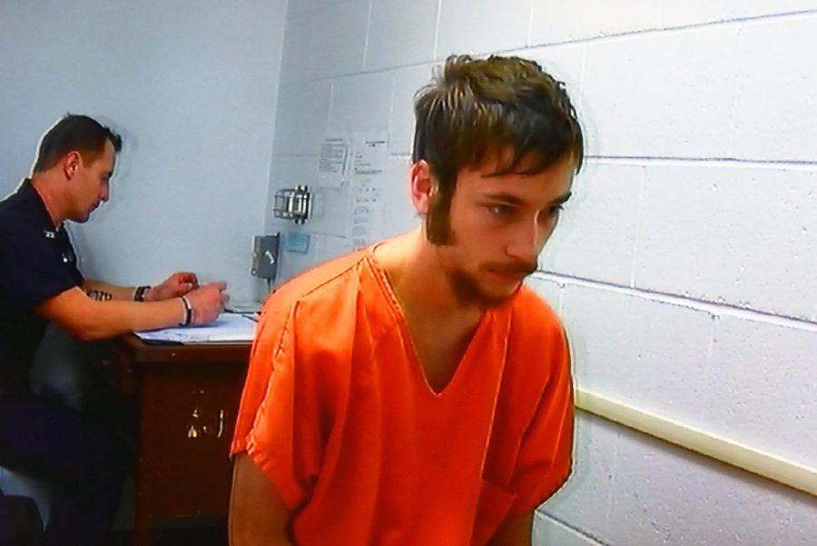 Dustin+R.+Cox+appeared+for+a+video+arraignment+in+the+Zanesville+Municipal+Court+Thursday.+