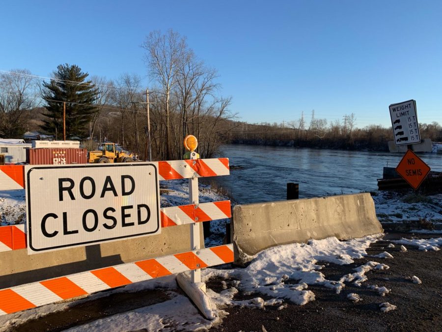 The main entrance of Water Street is currently closed due to bridge construction, but the portion of the road the hunters were on was open at the time.