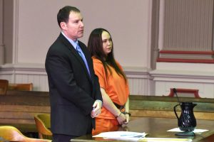 Hope Brugh pleaded guilty to 11 felonies Monday morning alongside her defense attorney David Mortimer in the Muskingum County Court of Common Pleas.