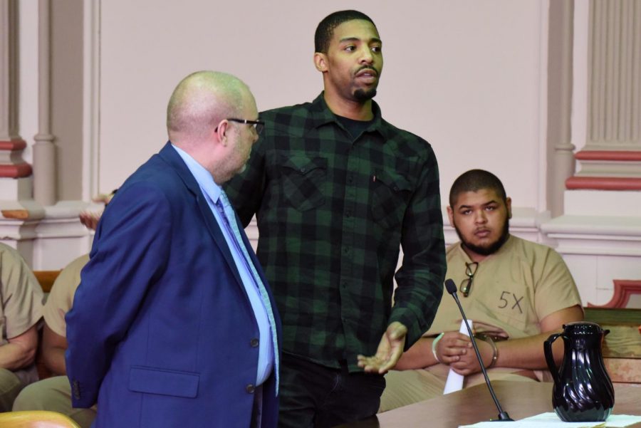 Facing multiple felony drug charges, Devonte Kitchen returned from Michigan to Muskingum County, alongside his family, for sentencing. Kitchen thanked his family for their unwavering support throughout this process.