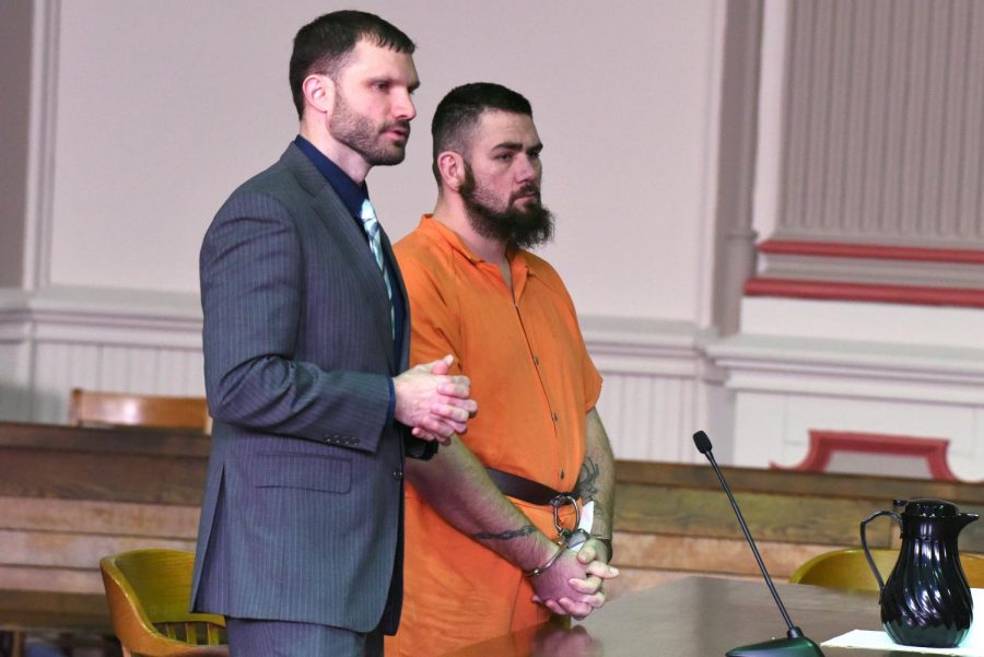 Albert Jarvis IV, represented by Benjamin Whitacre, changed his plea to guilty Monday morning in a case of domestic violence. 