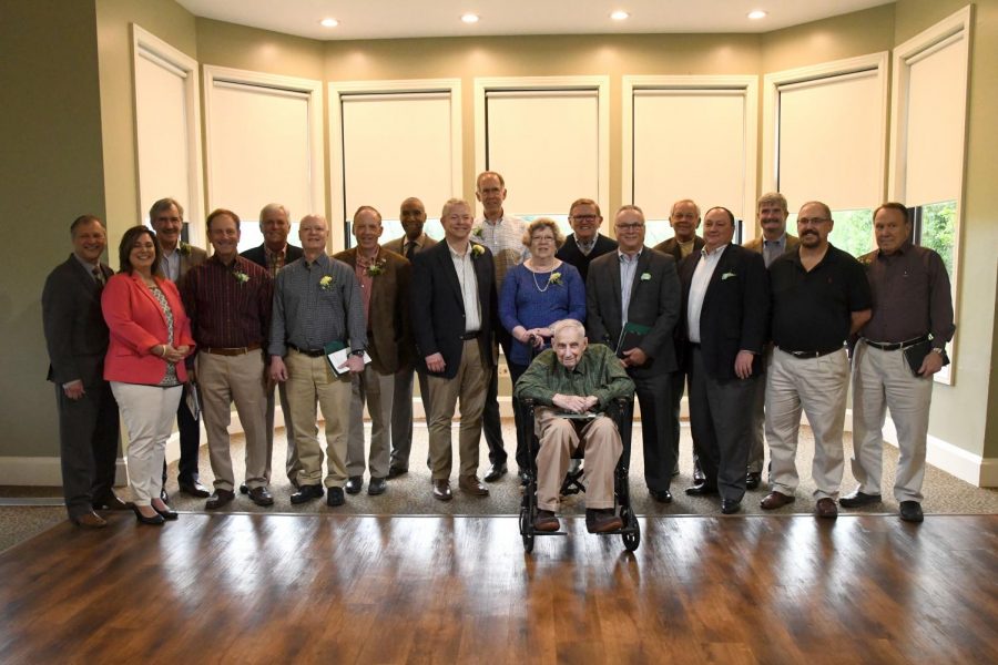 MCCF leaders gather at the Zanesville Country Club for the first ever Past Presidents Event.