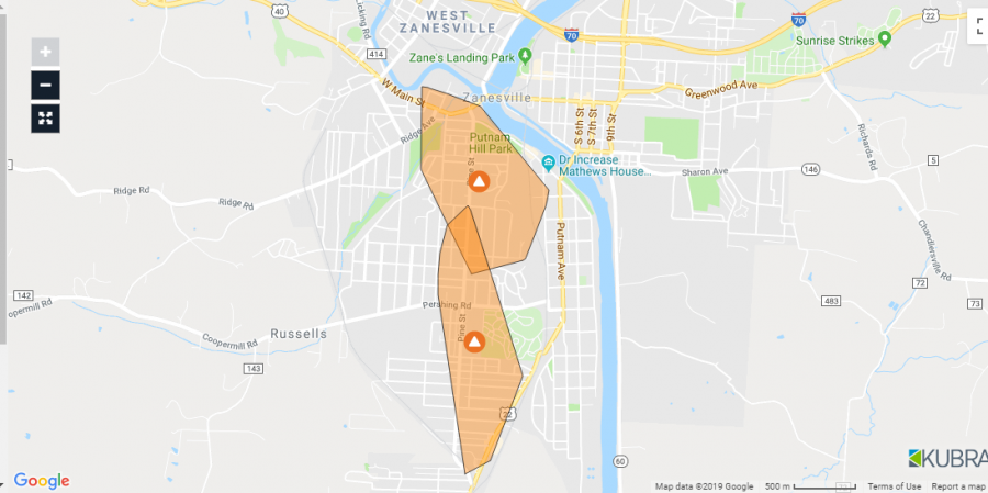 An+imagine+from+the+AEP+Ohio+Outage+Map+shows+699+AEP+customers+impacted+by+the+outage.