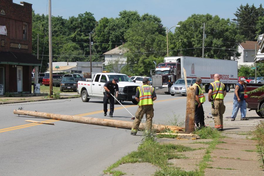 Man detained for OVI after crashing into utility pole Thursday afternoon