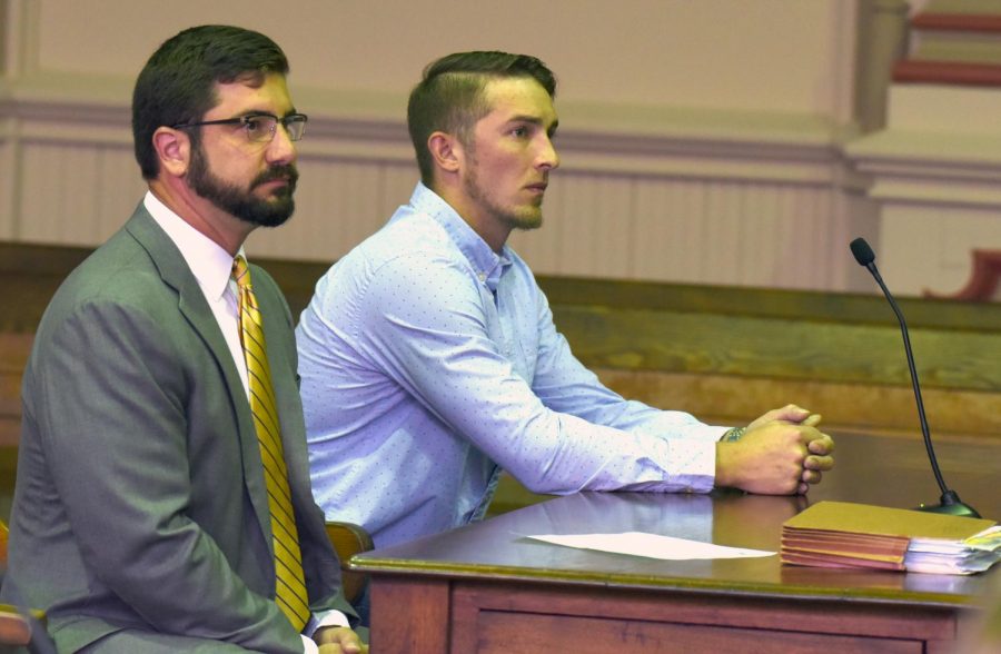 Dutch Bess, right, pleads guilty to one count of tampering with evidence following the overdose death of Clay Gorby two years ago. 