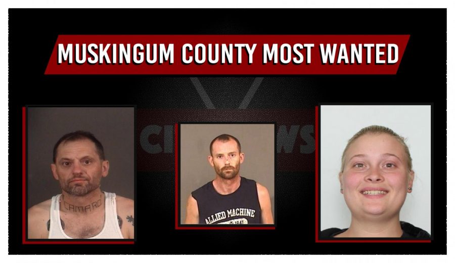 From left to right, Kevin Spinks, Earl Davis Jr. and Amber Poling (Amber Holley) were all added to the Muskingum County Most Wanted List.