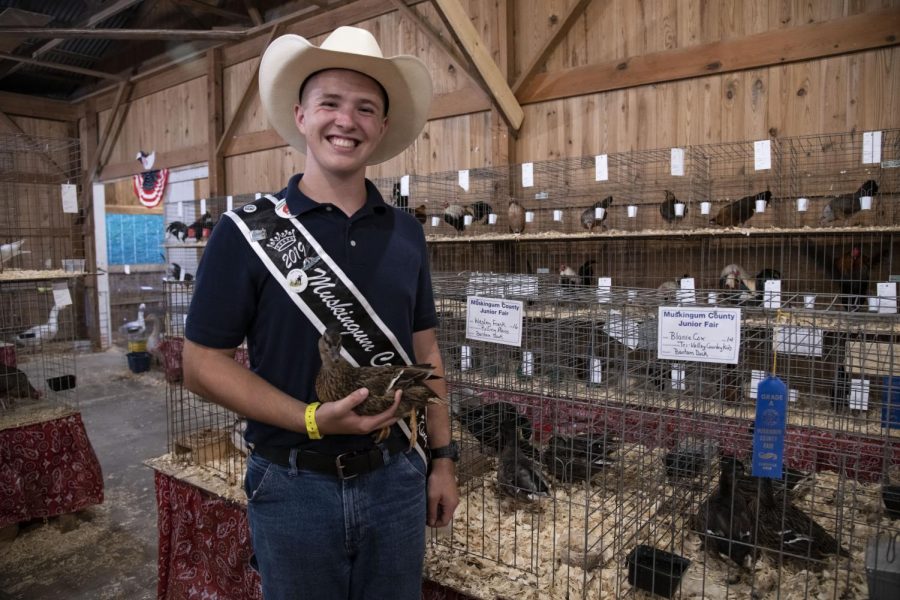 Fair King attributes his ambition to 4-H