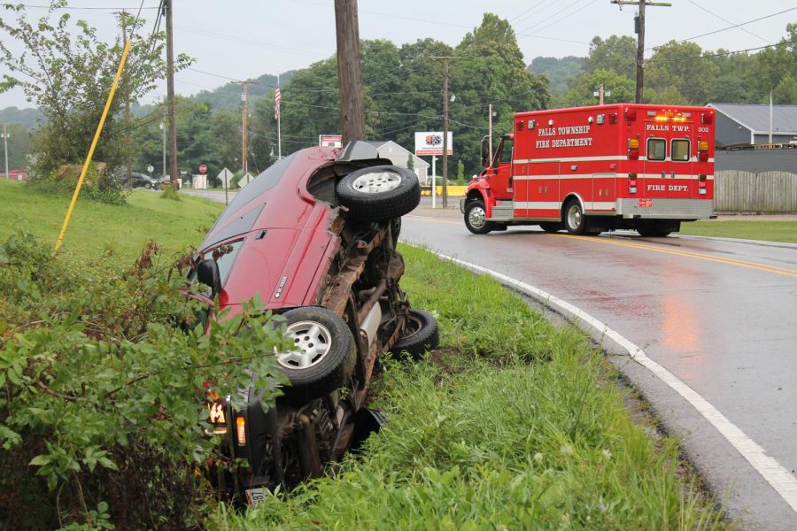 Driver cited following rollover accident