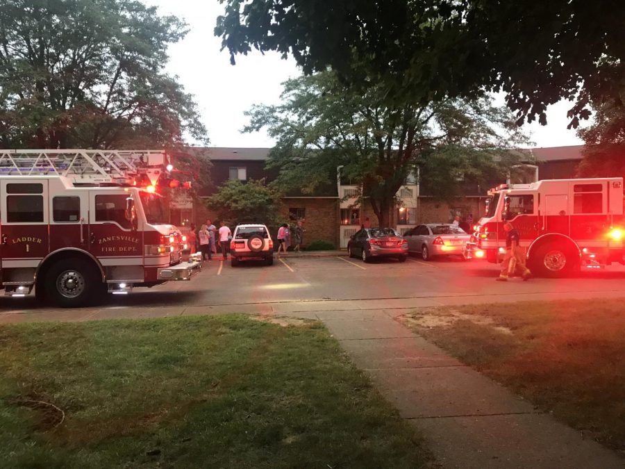 Mapleview Terrace Apartments evacuated for kitchen fire Monday evening