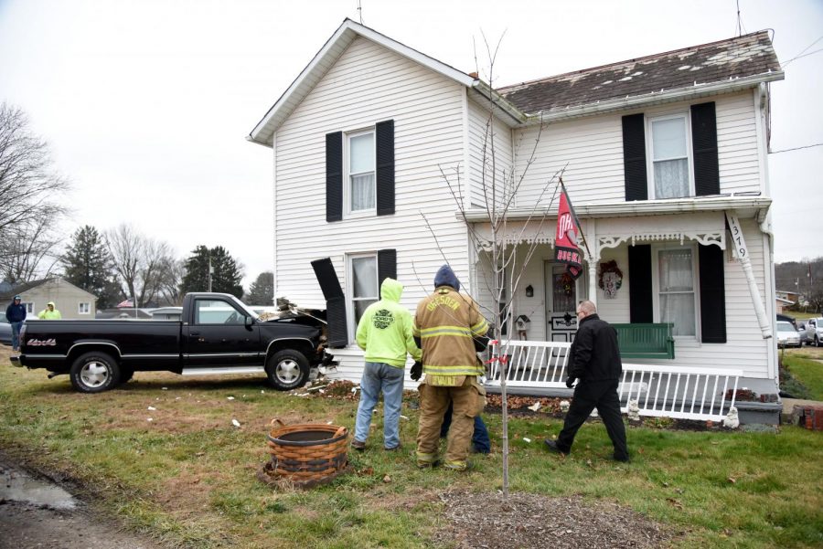 Pickup truck crashes into elderly Dresden womans bedroom Tuesday afternoon