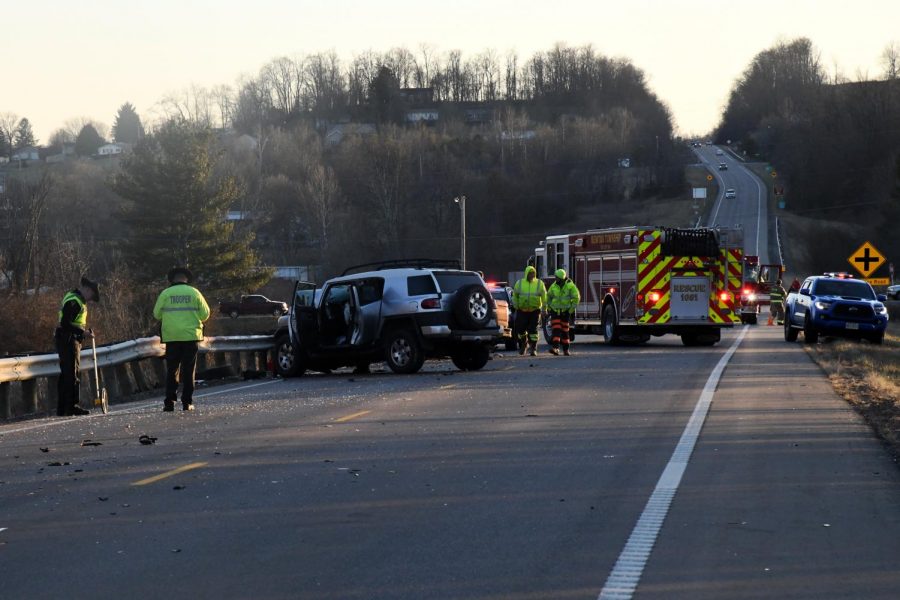 Two+taken+to+hospital+following+three+vehicle+accident+that+shut+down+SR-93