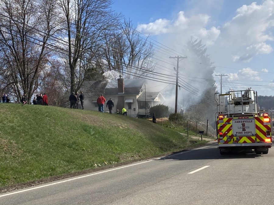 Several rescued from fire on East Pike