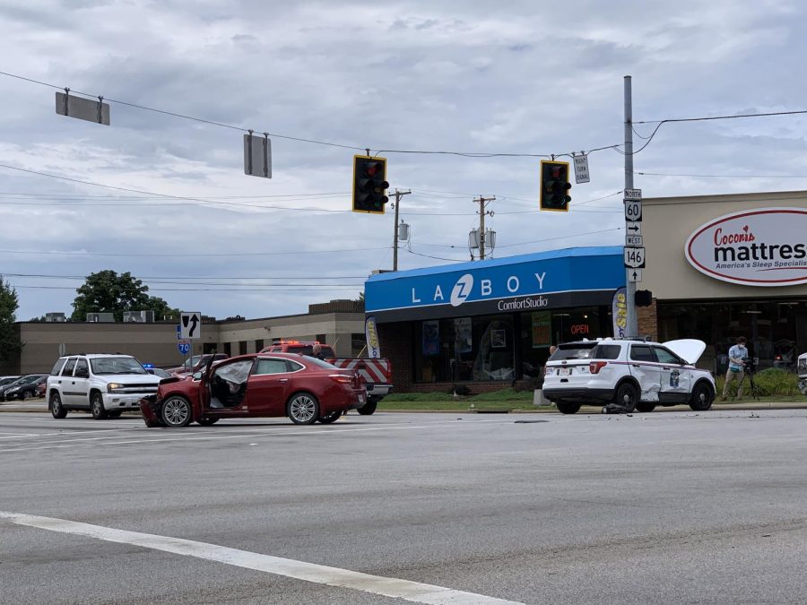 Zanesville Police cruiser damaged while in route to save infant