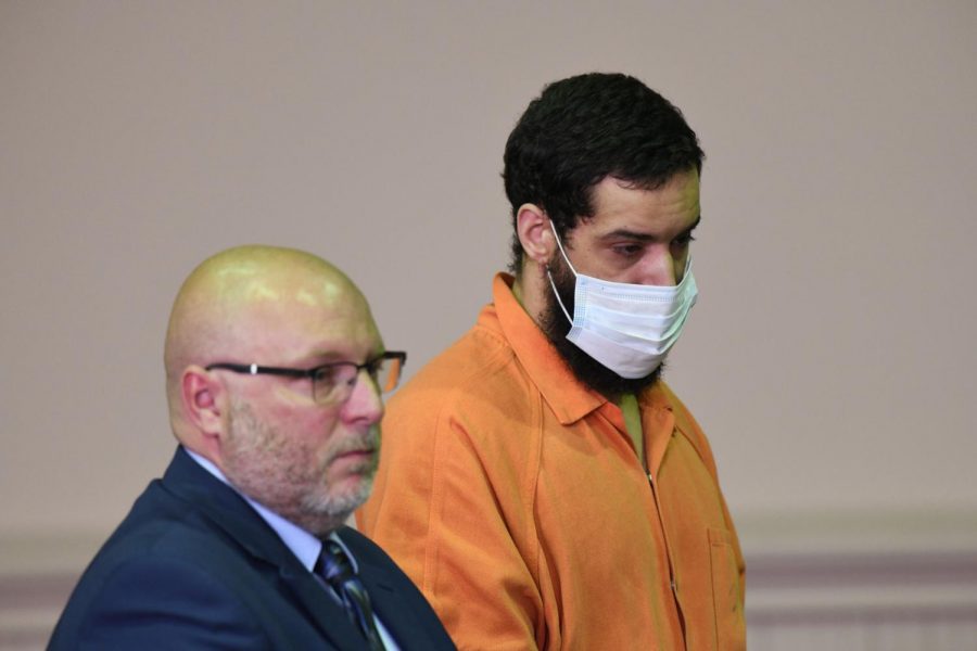 Jonathan Mitchell is sentenced on three counts of aggravated arson during court Wednesday. 