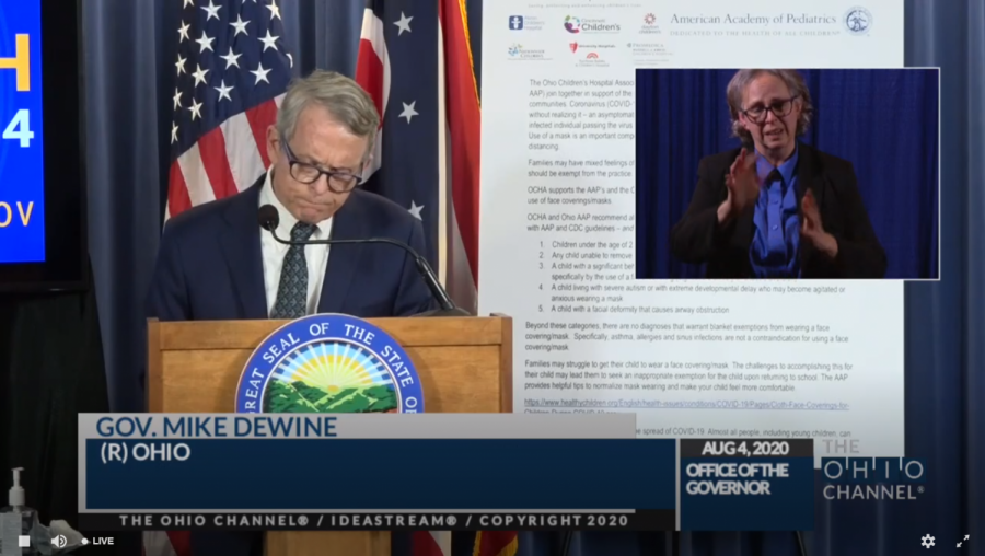 DeWine: all K-12 students must wear a mask