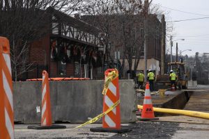 AEP, Columbia Gas working to restore services downtown following fire, outages