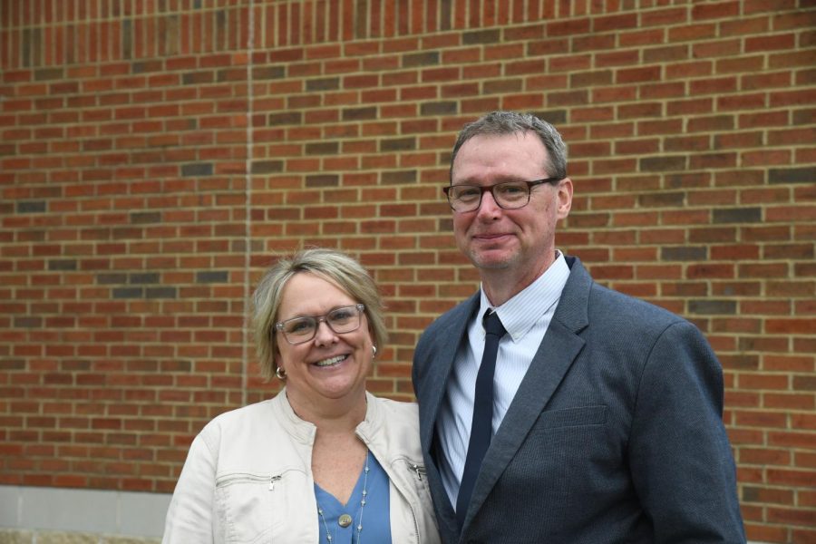 Maysvilles new Superintendent, Brian Blum, and his wife Stacey.