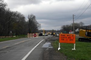 SR-16 near Adams Mills closed for work