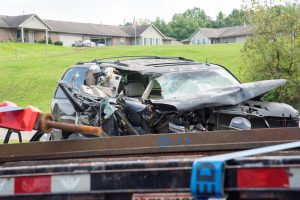 One transported from crash Wednesday