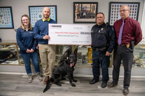 Nestle Purina donates $15,000 to ZPD K9 program, department will get additional dog