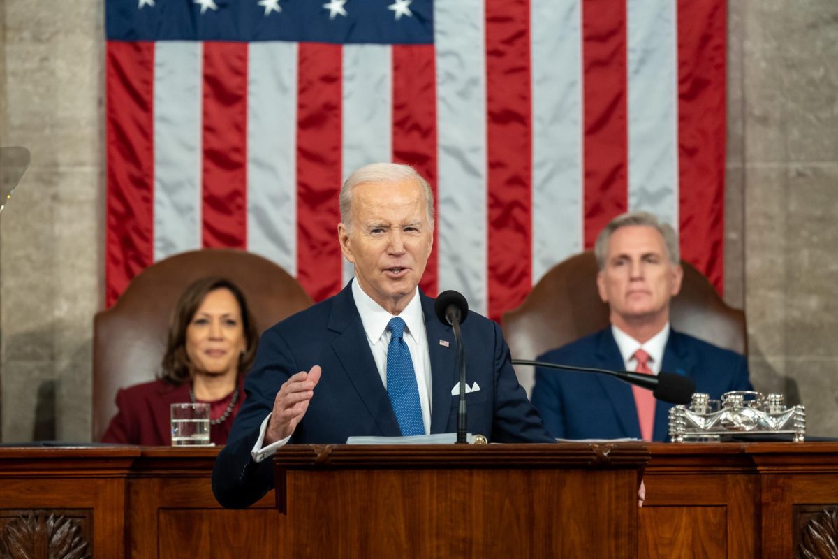 President Joe Biden delivers his 2023 State of the Union address.