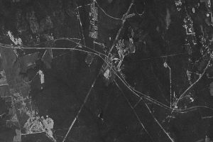 The West End Substation in Moore County, North Carolina as seen by an American KH-9 Spy Satellite in 1978.